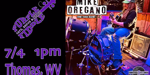 Mike Oregano at The Purple Fiddle
