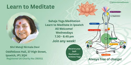 Learn to meditate in Ipswich - Free 10 week course - Get Connected
