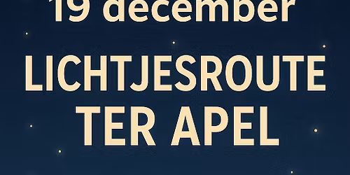 lichtjesroute ter apel