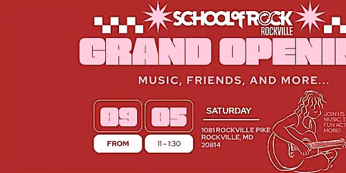 School of Rock Rockville Grand Opening!