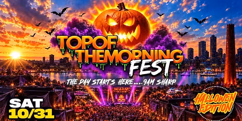 #TopOfTheMorningFest: Halloween Edition 