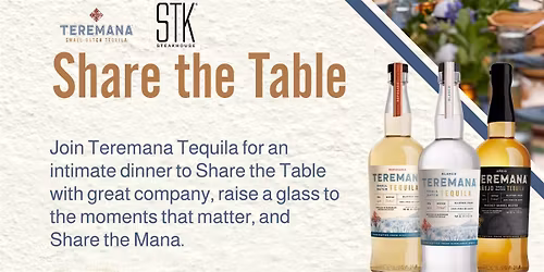 STK Steakhouse x Teremana Tequila Dinner 5\/28
