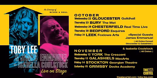 Toby Lee + James Emmanuel & Isabella Coulstock \/\/ Stockton Georgian Theatre