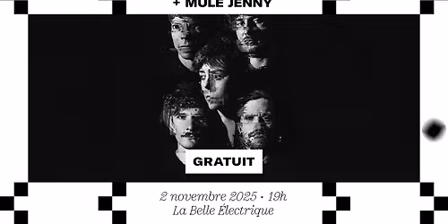 Pain Magazine (Birds in Row \u2022 Louisahhh \u2022 Maelstrom) + Mule Jenny \u00e0 La Belle Electrique