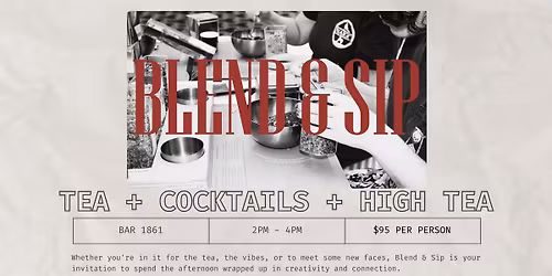 Blend & Sip at The Travellers Rest