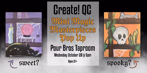 Mini Magical Masterpieces Pop Up at Pour Bros Craft Taproom