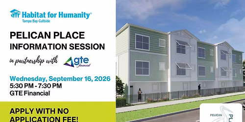 Pelican Place Information Session - In Partnership with GTE Financial