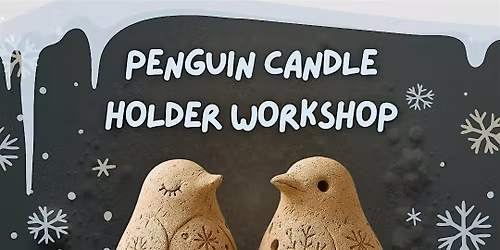 Penguin Tealight Holder - Pottery Workshop