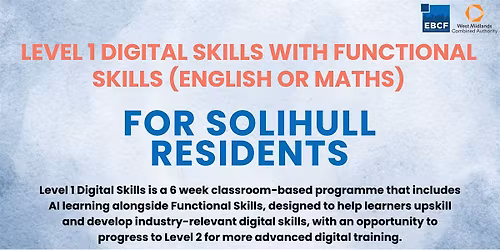 Information Session - EBCF Level 1 Digital Skills Course