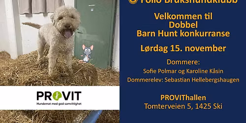 Dobbel Barn Hunt konkurranse
