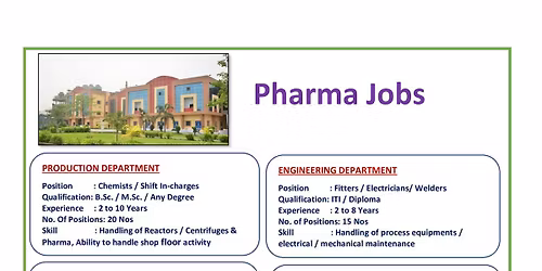 Pharma Jobs