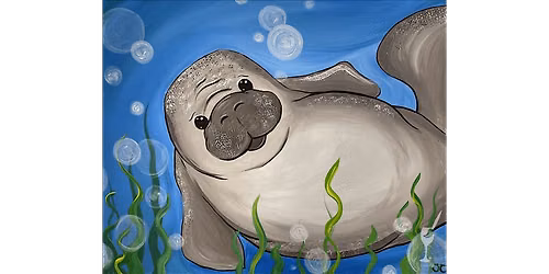 Playful Manatee - Paint and Sip in San Antonio | Classpop!\u2122