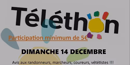 Sortie au profit du T\u00e9l\u00e9thon