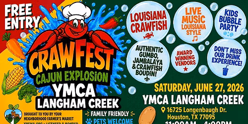 YMCA LANGHAM CREEK- CRAWFEST CAJUN EXPLOSION
