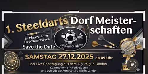 1. Steeldarts Dorf Meisterschaften