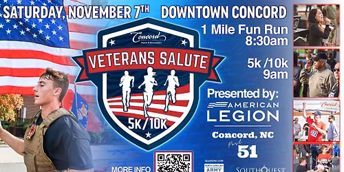 Veterans Salute 5k\/10k Presented By: American Legion Post 51