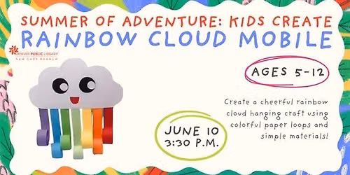 Kids Create: Rainbow Cloud Mobile