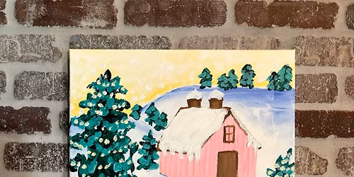 Winter Barn Canvas Class