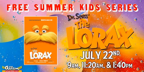 The Lorax - FREE Summer Kids Series