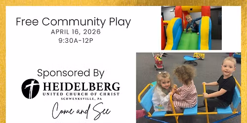 Free Community Play Sponsored by Heidelberg United Church of Christ