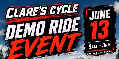 CLARE'S CYCLE DEMO RIDE EVENT