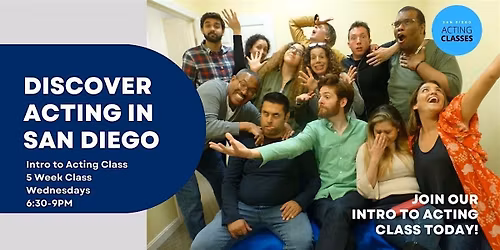 Intro to Acting Class - 5 Week Course in San Diego