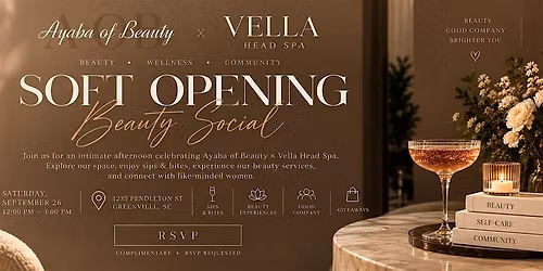 Soft Opening Beauty Social