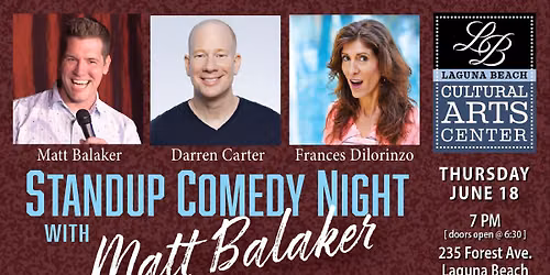 Comedy Night Laguna Beach 