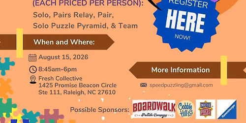 NC2026 - 2026 North Carolina Speed Puzzling Championship