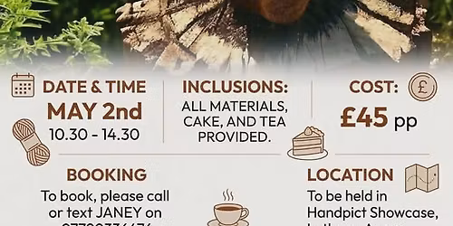 Create your own Needle Felted Highland Cow.