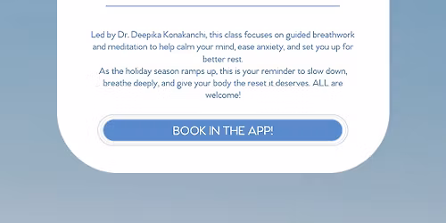 Relaxation for Sleep and Anxiety Class