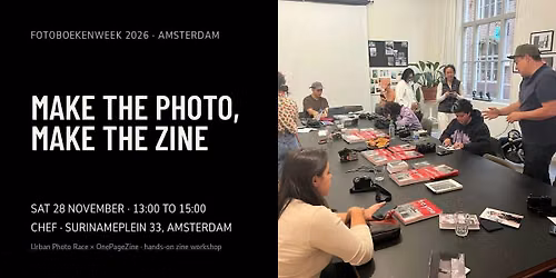 Make the Photo, Make the Zine \u00b7 Zine Workshop