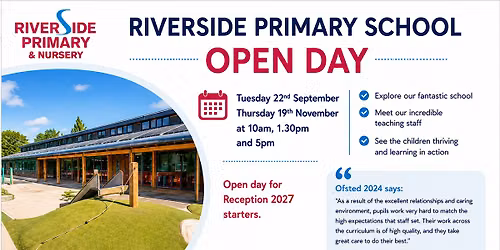 Riverside Primary School Open Day