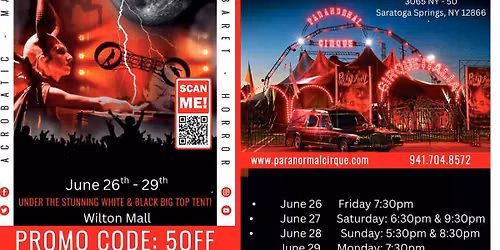 Paranormal Cirque Specter at Sangertown Square
