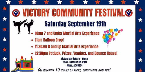 WE'RE TURNING 10! FREE FAMILY FESTIVAL \u2014 Martial Arts, Games & FUN!