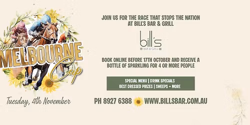 Melbourne Cup at Bill\u2019s Bar