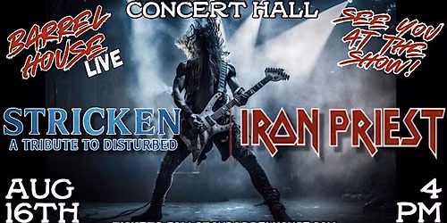 Stricken (Disturbed Tribute) with Iron Priest at Barrel House Live!