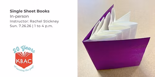Workshop - Single Sheet Books