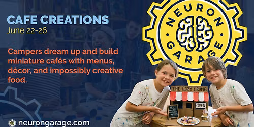 Caf\u00e9 Creations | 5 to 12 years old | Summer Camp 