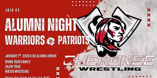Cherokee high school wrestling alumni recognition night