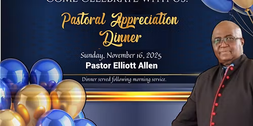 Pastoral Appreciation Dinner
