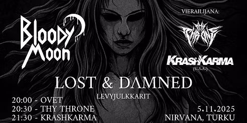 "LOST & DAMNED" Album Release Party