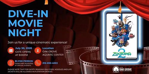 2026 Dive-In Movie Night