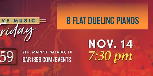 November Dueling Pianos Night at Bar 1859