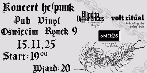 BLIND TO DIFFERENCES x OMELAS x VOLT RITUAL | 15.11.25 O\u015aWI\u0118CIM