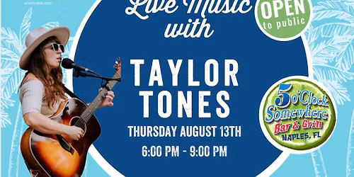 LIVE MUSIC with Taylor Tones