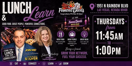 Free Lunch & Learn for Opportunity Seekers in Las Vegas!