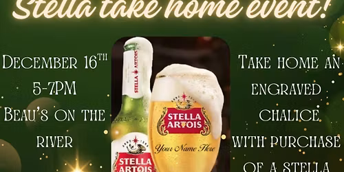 Stella Artois Chalice Engraving Holiday Event