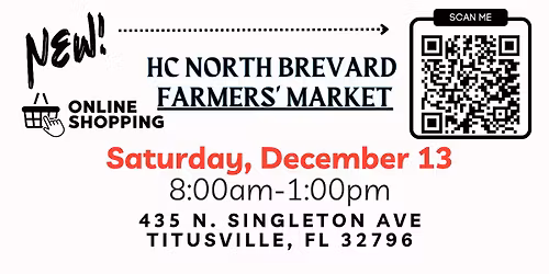 December Farmers Market in Titusville 