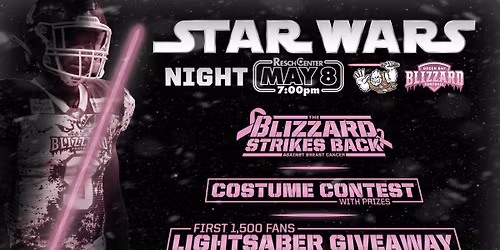 Green Bay Blizzard Star Wars Night vs Quad City Steamwheelers